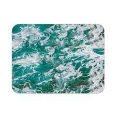 Blue Ocean Waves 2 Premium Plush Fleece Blanket (mini) by Jack14