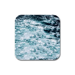 Ocean Wave Rubber Square Coaster (4 Pack) by Jack14
