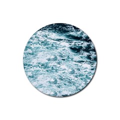 Ocean Wave Rubber Coaster (round) by Jack14