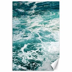 Blue Crashing Ocean Wave Canvas 20  X 30  by Jack14