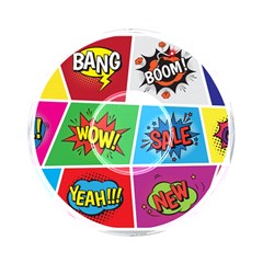 Pop Art Comic Vector Speech Cartoon Bubbles Popart Style With Humor Text Boom Bang Bubbling Expressi On-the-go Memory Card Reader by Amaryn4rt