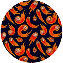 Space Patterns Pattern Uv Print Round Tile Coaster by Amaryn4rt
