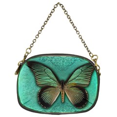 Butterfly Background Vintage Old Grunge Chain Purse (one Side) by Amaryn4rt