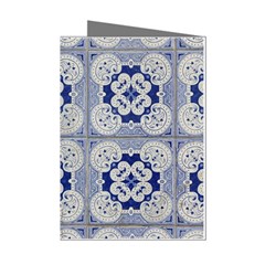 Ceramic-portugal-tiles-wall Mini Greeting Cards (pkg Of 8) by Amaryn4rt