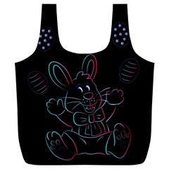 Easter-bunny-hare-rabbit-animal Full Print Recycle Bag (xl) by Amaryn4rt