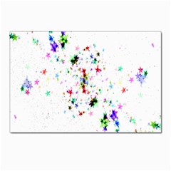Star-structure-many-repetition- Postcard 4 x 6  (pkg Of 10) by Amaryn4rt