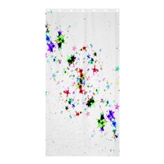 Star-structure-many-repetition- Shower Curtain 36  X 72  (stall)  by Amaryn4rt