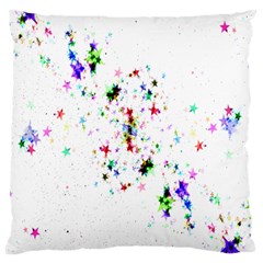 Star-structure-many-repetition- Large Cushion Case (two Sides) by Amaryn4rt