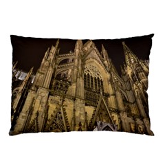 Cologne-church-evening-showplace Pillow Case (two Sides) by Amaryn4rt