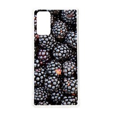 Blackberries-background-black-dark Samsung Galaxy Note 20 Tpu Uv Case