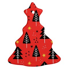 Christmas Christmas Tree Pattern Christmas Tree Ornament (two Sides) by Amaryn4rt