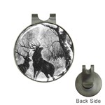 Stag-deer-forest-winter-christmas Hat Clips with Golf Markers