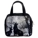 Stag-deer-forest-winter-christmas Classic Handbag (Two Sides)
