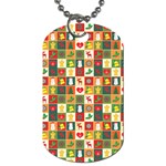 Pattern-christmas-patterns Dog Tag (Two Sides)