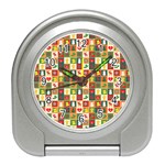 Pattern-christmas-patterns Travel Alarm Clock