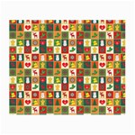 Pattern-christmas-patterns Small Glasses Cloth (2 Sides)