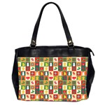 Pattern-christmas-patterns Oversize Office Handbag (2 Sides)
