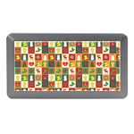 Pattern-christmas-patterns Memory Card Reader (Mini)
