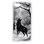 Stag-deer-forest-winter-christmas iPhone SE