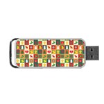 Pattern-christmas-patterns Portable USB Flash (Two Sides) Front
