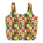 Pattern-christmas-patterns Full Print Recycle Bag (L)