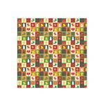 Pattern-christmas-patterns Satin Bandana Scarf 22  x 22 