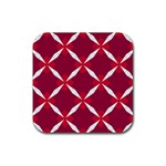 Christmas-background-wallpaper Rubber Coaster (Square)
