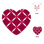 Christmas-background-wallpaper Playing Cards Single Design (Heart) Front