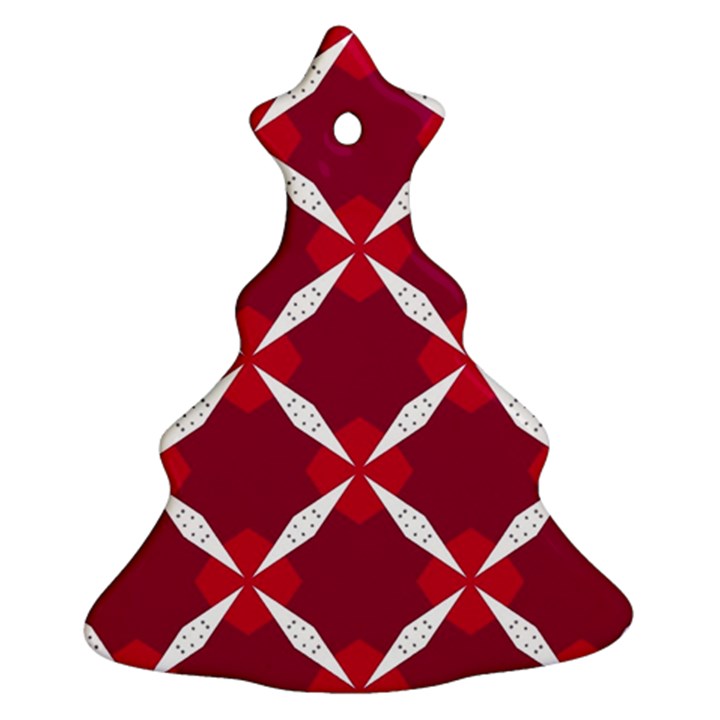 Christmas-background-wallpaper Christmas Tree Ornament (Two Sides)