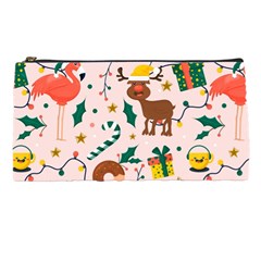 Colorful-funny-christmas-pattern Merry Xmas Pencil Case by Amaryn4rt