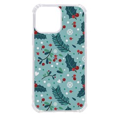 Seamless-pattern-with-berries-leaves Iphone 13 Pro Max Tpu Uv Print Case by Amaryn4rt