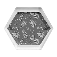 Seamless Bakery Vector Pattern Hexagon Wood Jewelry Box by Amaryn4rt