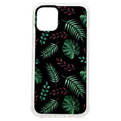 Tropical Leaves Pattern Iphone 12 Mini Tpu Uv Print Case	 by Amaryn4rt