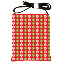 Festive Pattern Christmas Holiday Shoulder Sling Bag by Pakjumat