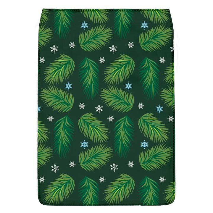 Leaves Snowflake Pattern Holiday Removable Flap Cover (L)