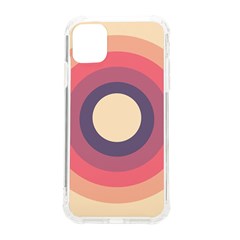 Circles Pattern Bullseye Cream Iphone 11 Tpu Uv Print Case