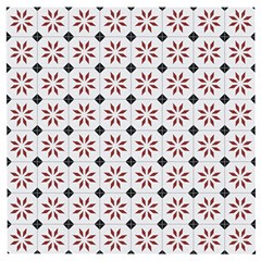 Tile Pattern Design Flowers Wooden Puzzle Square by Pakjumat