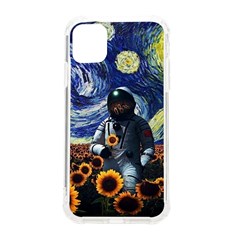 Starry Surreal Psychedelic Astronaut Space Iphone 11 Tpu Uv Print Case by Pakjumat