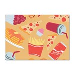 Fast Junk Food  Pizza Burger Cool Soda Pattern Sticker A4 (100 pack)