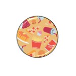 Fast Junk Food  Pizza Burger Cool Soda Pattern Hat Clip Ball Marker (10 pack)