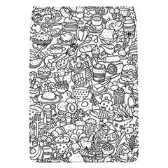 Food Doodle Pattern Removable Flap Cover (s)