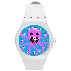 Bubble Octopus Copy Round Plastic Sport Watch (m) by Dutashop