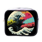 Retro Wave Kaiju Godzilla Japanese Pop Art Style Mini Toiletries Bag (One Side)