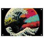 Retro Wave Kaiju Godzilla Japanese Pop Art Style Banner and Sign 6  x 4 