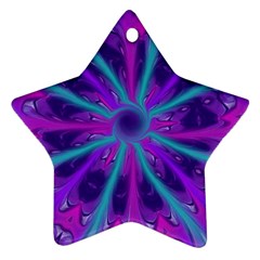 Wallpaper Tie Dye Pattern Star Ornament (two Sides)