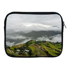 Residential Paddy Field Step Cloud Apple Ipad 2/3/4 Zipper Cases