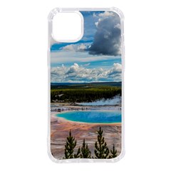 Mountains Trail Forest Yellowstone Iphone 14 Plus Tpu Uv Print Case by Sarkoni