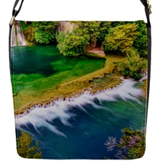 River Waterfall Flap Closure Messenger Bag (s)
