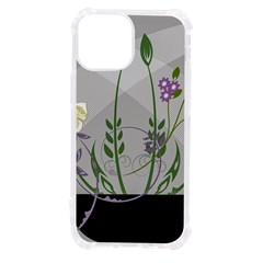 Flower Butterfly Pot Iphone 13 Mini Tpu Uv Print Case by Sarkoni