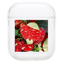 Poinsettia Christmas Star Plant Soft Tpu Airpods 1/2 Case by Sarkoni